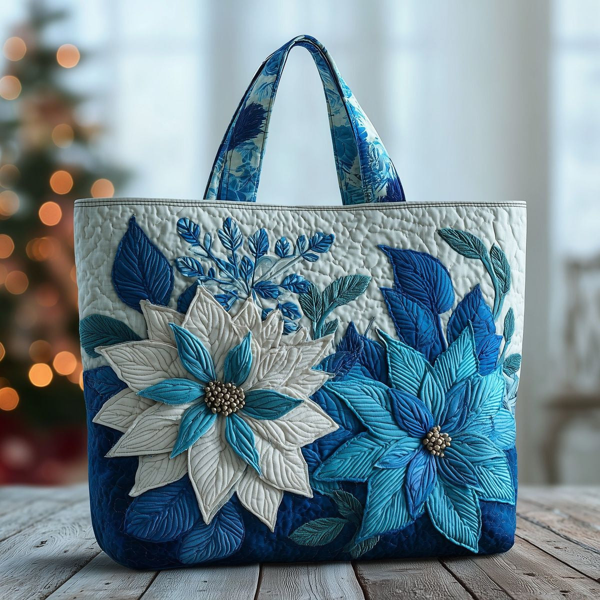 【Descuento】Bolsa de mano con diseño floral personalizado