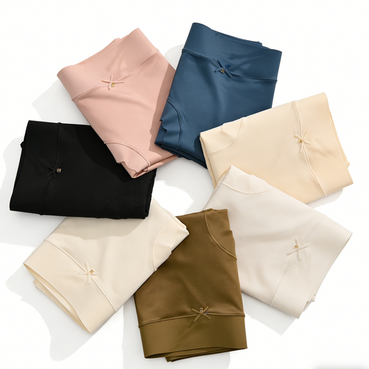 【40-75kg】【Paquete de 3 piezas】 Ropa interior de satén de seda suave, transpirable y elegante