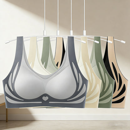 【Descuento】【40-85 kg】Sujetador de una pieza sin aros para mujer【Paquete de 2】