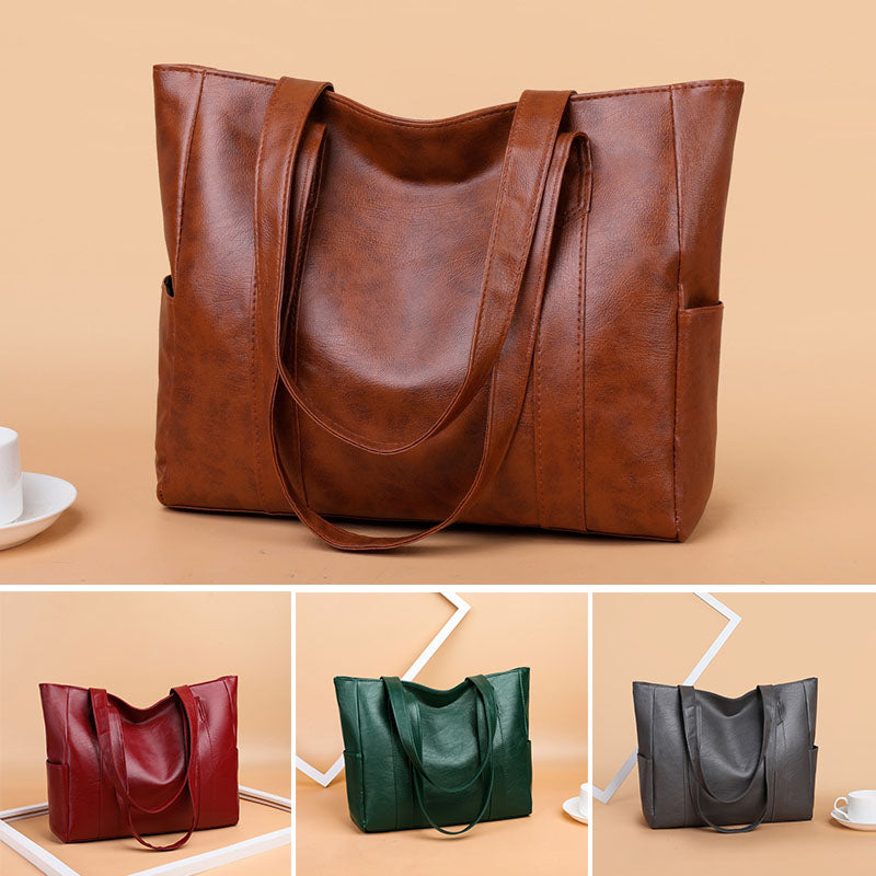 Nuevo bolso de hombro de piel suave para mujer