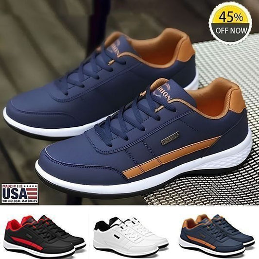 【38-48】2024 nuevos zapatos de cuero cómodos ortopédicos para hombres_3833306
