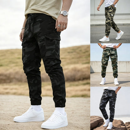 【Descuento】 Pantalones de trabajo tácticos resistentes: mezcla de nailon y algodón, muchos bolsillos funcionales, ideales para trabajos al aire libre