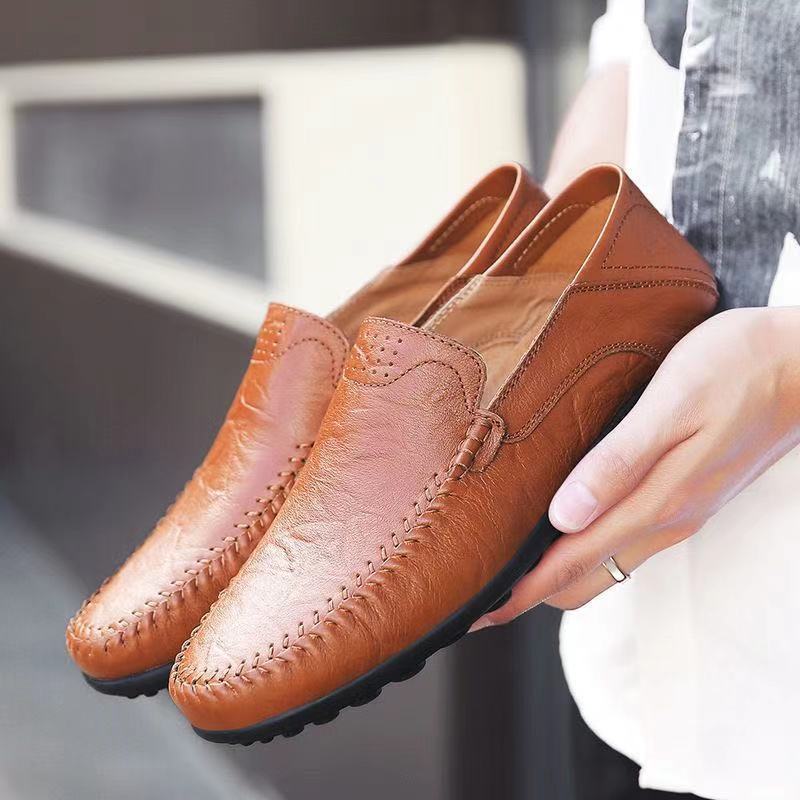 【Descuento】【39-44】Zapatos casuales de cuero de vaca de moda para hombres