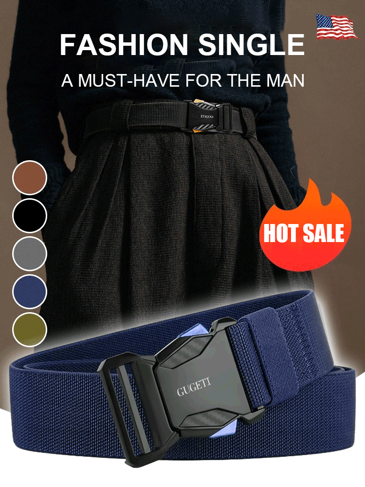 Cinturón táctico elástico nuevo para hombre, cómodo, ajustable, resistente a rayaduras y desgaste, ideal para actividades diarias y deportes al aire libre