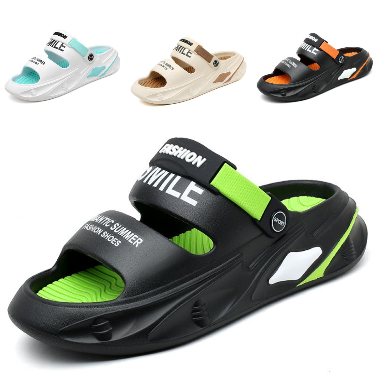 【36-45】2026 sandalias antideslizantes para hombre, pantuflas