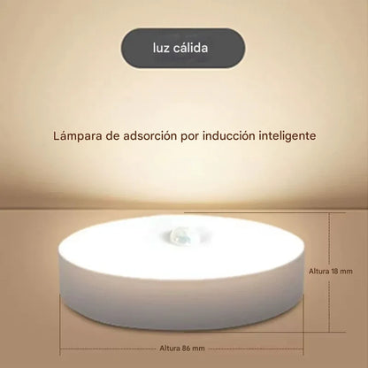 Luz LED con Sensor de Movimiento Recargable (Pack 4 Unidades) - Instalación Magnética Fácil