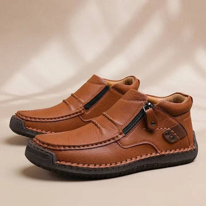 【38-48】Zapatos de conducción de cuero hechos a mano para hombre
