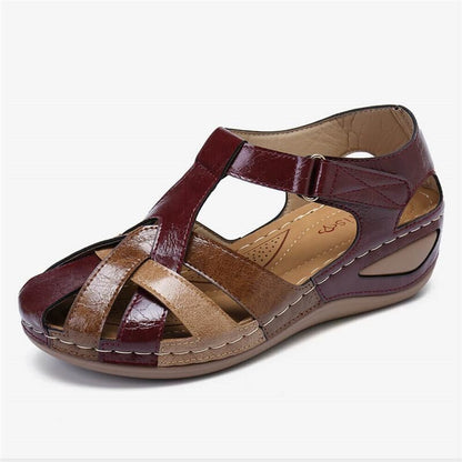 🔥Compra 1 y llévate 1 gratis🩰【35-43】Sandalias de plataforma de piel suave y huecas para mujer